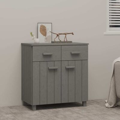 vidaXL Mueble de Pino Macizo - 2 Puertas, 2 Cajones, 79x40x80 cm vidaXL Mueble de Pino Macizo - 2 Puertas, 2 Cajones, 79x40x80 cm