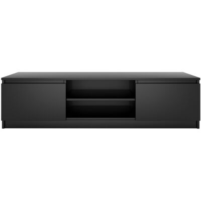 Hucoco - Tívoli - Mueble De Televisión De Estilo Moderno - 140x40x36cm - 2 Compartimientos + 2 Puertas - Almacenamiento De Equipos De Televisión/audio Hucoco - Tívoli - Mueble De Televisión De Estilo Moderno - 140x40x36cm - 2 Compartimientos + 2 Puertas - Almacenamiento De Equipos De Televisión/audio