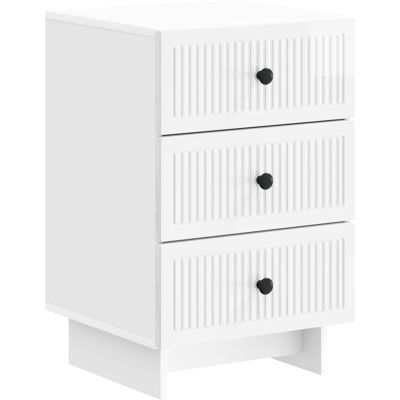 Armario De Noche Con Cajón Brillante 43 X 41 X 66,5 Cm Vidaxl Armario De Noche Con Cajón Brillante 43 X 41 X 66,5 Cm Vidaxl