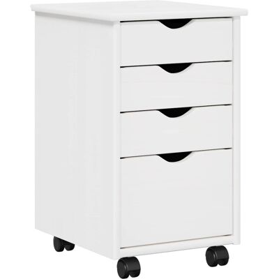 Gabinete Rodante Con Rueda 34 X 39 X 56 Cm Pino Macizo Vidaxl Gabinete Rodante Con Rueda 34 X 39 X 56 Cm Pino Macizo Vidaxl