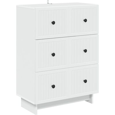 Cajonera 66 X 34,5 X 90 Cm Madera De Ingeniería Vidaxl Cajonera 66 X 34,5 X 90 Cm Madera De Ingeniería Vidaxl