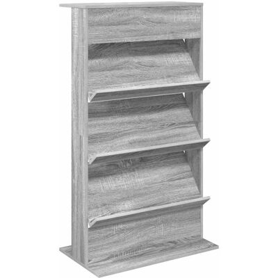 Estante De Revistas Gris Sonoma 70 X 41 X 126 Cm Vidaxl Estante De Revistas Gris Sonoma 70 X 41 X 126 Cm Vidaxl