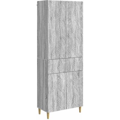 Juego De Armarios 2 Uds. Sonoma Gris Madera De Ingeniería Vidaxl Juego De Armarios 2 Uds. Sonoma Gris Madera De Ingeniería Vidaxl