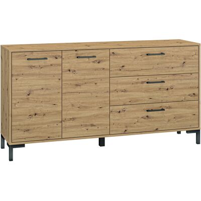 PETITS-MEUBLES Bufé 2 Puertas 3 Cajones 160 Cm Liora Madera PETITS-MEUBLES Bufé 2 Puertas 3 Cajones 160 Cm Liora Madera