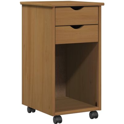Gabinete Rodante Marrón Miel 34 X 39 X 65,5 Cm Pino Macizo Vidaxl Gabinete Rodante Marrón Miel 34 X 39 X 65,5 Cm Pino Macizo Vidaxl