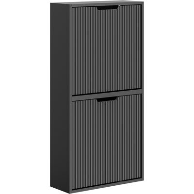 Sobuy Armario Zapatero De 2 Puertas Negro 50x19x100cm Moderno Fsr204-sch Sobuy Armario Zapatero De 2 Puertas Negro 50x19x100cm Moderno Fsr204-sch