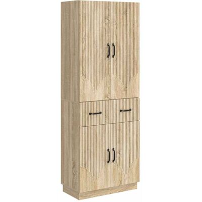 Juego De Armarios 2 Uds. Roble Sonoma Madera De Ingeniería Vidaxl Juego De Armarios 2 Uds. Roble Sonoma Madera De Ingeniería Vidaxl