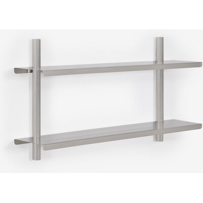 Estantería De Pared En Acero Inoxidable Eralia Sklum &x2194&xfe0e 90 Cm Estantería De Pared En Acero Inoxidable Eralia Sklum &x2194&xfe0e 90 Cm