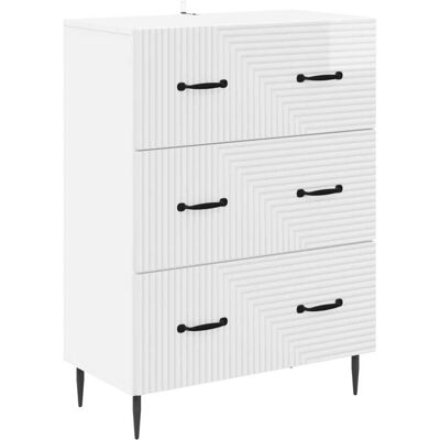 Cajonera Blanco Brillante 66 X 34,5 X 89,5 Cm Vidaxl Cajonera Blanco Brillante 66 X 34,5 X 89,5 Cm Vidaxl