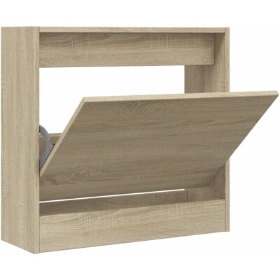 Zapatero De Madera De Ingeniería Roble Sonoma 60x21x57 Cm Vidaxl Zapatero De Madera De Ingeniería Roble Sonoma 60x21x57 Cm Vidaxl