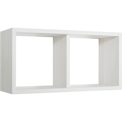 AHD Amazing Home Design - Estante de pared Shabby Blanco - Cubos Rectangulares AHD Amazing Home Design - Estante de pared Shabby Blanco - Cubos Rectangulares