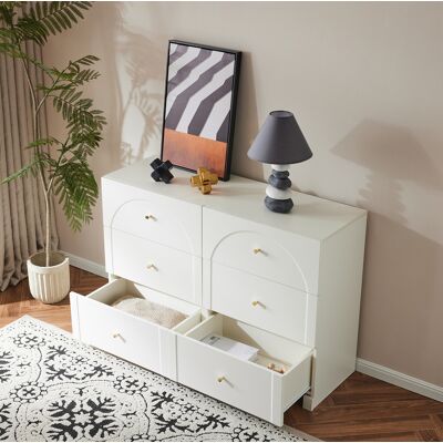 Cómoda Romántica De 6 Cajones Con Gran Almacenaje Okmyhome Cómoda Romántica De 6 Cajones Con Gran Almacenaje Okmyhome
