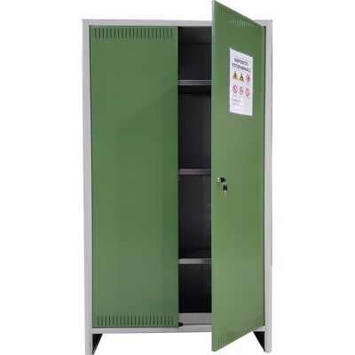 Prometal - Gabinete De Almacenamiento De Pesticidas 'pratiko' 2 Puertas - Cm 100 X 40 X H 179.5 Alto Prometal - Gabinete De Almacenamiento De Pesticidas 'pratiko' 2 Puertas - Cm 100 X 40 X H 179.5 Alto