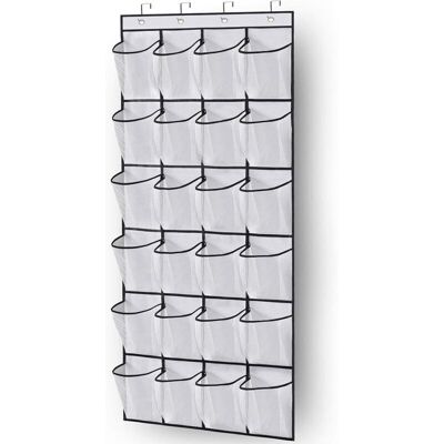 OEM Organizador De Zapatos Para Colgar En La Puerta, Zapatero Colgante Con 24 Bolsillos De Malla Grandes Para Puertas De Armario - Crezuo OEM Organizador De Zapatos Para Colgar En La Puerta, Zapatero Colgante Con 24 Bolsillos De Malla Grandes Para Puertas De Armario - Crezuo