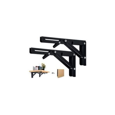 OEM 2 Soportes Plegables Para Estantes De 400 Mm, Soporte Angular Plegable Para Estante De Pared, Soporte Plegable Resistente, Color Negro, Soporte Plegable Para Consola, Estante De Pared Y Mesa, Capacida OEM 2 Soportes Plegables Para Estantes De 400 Mm, Soporte Angular Plegable Para Estante De Pared, Soporte Plegable Resistente, Color Negro, Soporte Plegable Para Consola, Estante De Pared Y Mesa, Capacida