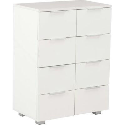 Sideboard Alto Brillo Blanco con 8 Cajones - Sideboard Sideboard Alto Brillo Blanco con 8 Cajones - Sideboard