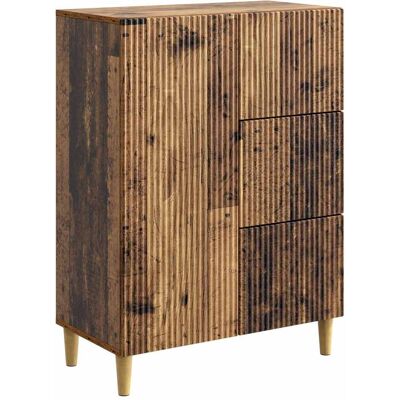 Aparador Con Cajón Madera Envejecida 66 X 34,5 X 90 Cm Vidaxl Aparador Con Cajón Madera Envejecida 66 X 34,5 X 90 Cm Vidaxl