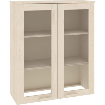 Vidaxl - Aparador Superior Hamar Pino Macizo Marrón Miel 85x35x100 Cm Vidaxl - Aparador Superior Hamar Pino Macizo Marrón Miel 85x35x100 Cm