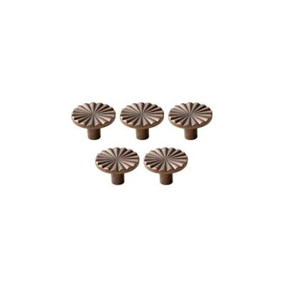 OEM Cinco Tiradores Redondos De Cobre Rojo Para Armarios, Puertas Y Cajones De Cocinas Y Baños - Crezuo OEM Cinco Tiradores Redondos De Cobre Rojo Para Armarios, Puertas Y Cajones De Cocinas Y Baños - Crezuo