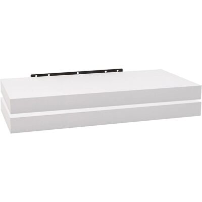 Conjunto de Estanterías Flotantes Woltu - MDF Blanco para Salón, Cocina, Pasillo Conjunto de Estanterías Flotantes Woltu - MDF Blanco para Salón, Cocina, Pasillo