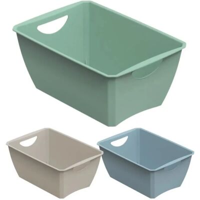 Cesta De Almacenamiento Rotho Country Apilable Resistente A La Humedad Cesta De Almacenamiento Rotho Country Apilable Resistente A La Humedad