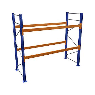 SCHULTE Estantería Para Palets Azul/naranja H X A X P 2500 X 2700 X SCHULTE Estantería Para Palets Azul/naranja H X A X P 2500 X 2700 X