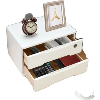 OEM Organizador De Escritorio, Material De Madera De Tung, 2 Niveles, Carga Máxima 30 Kg, Dimensiones 45 Cm X 33 Cm X 27 Cm, Diseño Con Cerradura. OEM Organizador De Escritorio, Material De Madera De Tung, 2 Niveles, Carga Máxima 30 Kg, Dimensiones 45 Cm X 33 Cm X 27 Cm, Diseño Con Cerradura.
