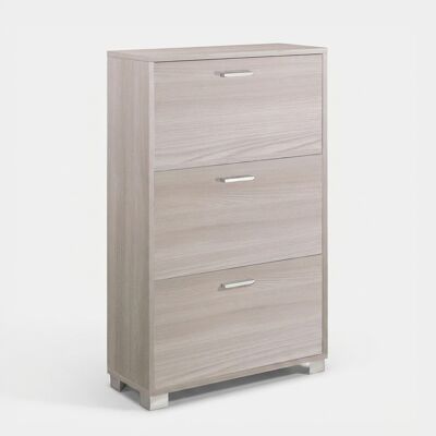 SARMOG Zapatero Estrecho De 3 Puertas Abatibles Quadrante - Olmo SARMOG Zapatero Estrecho De 3 Puertas Abatibles Quadrante - Olmo