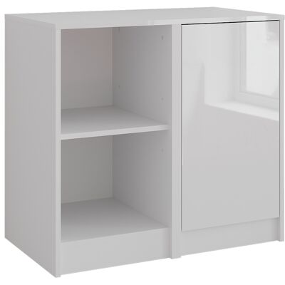 Aparador Sherry, Blanco/blanco Alto Brillo, 80.2 X 76 Cm 2 Partes, Vicco Aparador Sherry, Blanco/blanco Alto Brillo, 80.2 X 76 Cm 2 Partes, Vicco