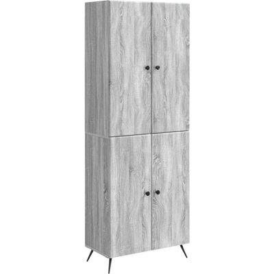 Juego De Armarios 2 Uds. Sonoma Gris Madera De Ingeniería Vidaxl Juego De Armarios 2 Uds. Sonoma Gris Madera De Ingeniería Vidaxl