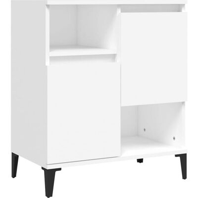 Aparador De Madera Contrachapada Blanco 60x35x70 Cm Vidaxl Aparador De Madera Contrachapada Blanco 60x35x70 Cm Vidaxl