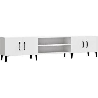 Mueble De Tv Blanco 180x31,5x40 Cm Madera De Ingeniería Vidaxl Mueble De Tv Blanco 180x31,5x40 Cm Madera De Ingeniería Vidaxl