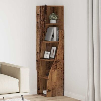 Vidaxl Armario De Esquina 32x32x140cm Madera De Ingeniería Vidaxl Armario De Esquina 32x32x140cm Madera De Ingeniería