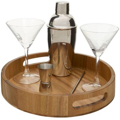 Caja De Cóctel De Madera Jules, 500 Ml, Marrón - Atmosphera Créateur D'Intérieur Caja De Cóctel De Madera Jules, 500 Ml, Marrón - Atmosphera Créateur D'Intérieur