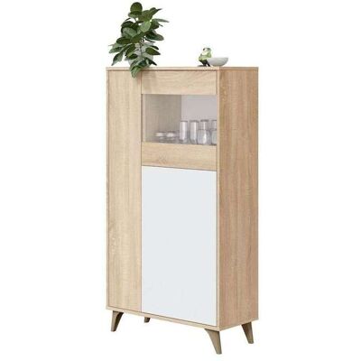 FRS Vitrina 3 Puertas Gala Acabado Roble/blanco 142 Cm(alto) 77 Cm(ancho)33 Cm(largo) FRS Vitrina 3 Puertas Gala Acabado Roble/blanco 142 Cm(alto) 77 Cm(ancho)33 Cm(largo)
