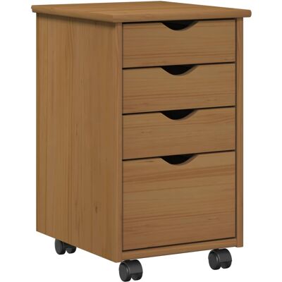 Gabinete Rodante Moss Marrón Miel 34 X 39 X 56 Cm Pino Macizo Vidaxl Gabinete Rodante Moss Marrón Miel 34 X 39 X 56 Cm Pino Macizo Vidaxl