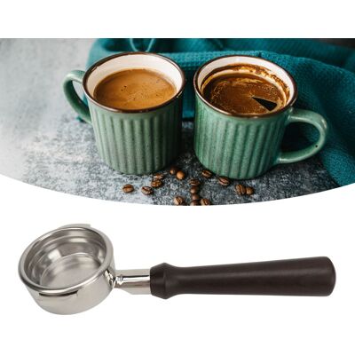 OEM Portafiltro Ergonómico Negro De 58 Mm – Mango De Madera De Rama Negra Tratada Con Ácido Y Cesta De Filtro Ultrafina Para Expobar E61 – Portafiltro Sin Fondo Para Observation OEM Portafiltro Ergonómico Negro De 58 Mm – Mango De Madera De Rama Negra Tratada Con Ácido Y Cesta De Filtro Ultrafina Para Expobar E61 – Portafiltro Sin Fondo Para Observation