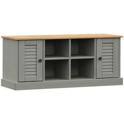 Décoshop26 - DEC024963 - Gris - Banco zapatero Décoshop26 - DEC024963 - Gris - Banco zapatero