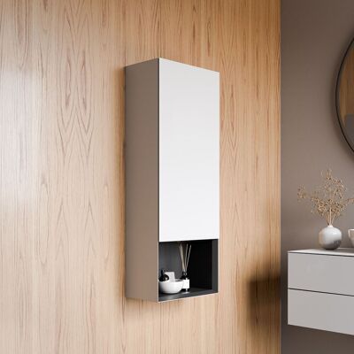 Bernstein - Armario Colgante Columna De Almacenaje 48x27x128cm (lxanxal) Blanco Mate, Apertura De Puerta Derecha - Arctic 480 Bernstein - Armario Colgante Columna De Almacenaje 48x27x128cm (lxanxal) Blanco Mate, Apertura De Puerta Derecha - Arctic 480