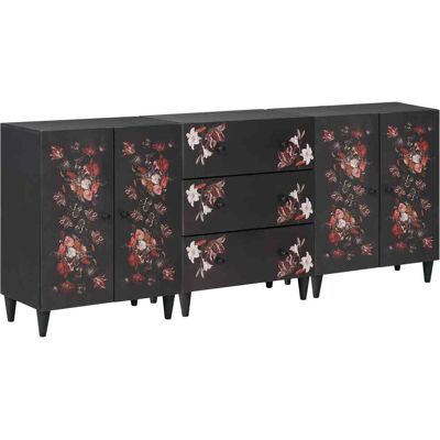 Armarios De Almacenamiento 3 Uds. 180 X 33 X 75 Cm Multicolor Vidaxl Armarios De Almacenamiento 3 Uds. 180 X 33 X 75 Cm Multicolor Vidaxl