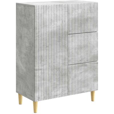 Aparador Gris Hormigón 66 X 34,5 X 90 Cm Madera De Ingeniería Vidaxl Aparador Gris Hormigón 66 X 34,5 X 90 Cm Madera De Ingeniería Vidaxl