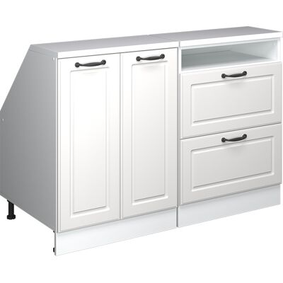 Conjunto De Armarios Para Techo Inclinado Rion, Blanco Casa De Campo, 120 Cm Lote De 2 Carcasas De Armario 60 Cm De Profundidad, Vicco Conjunto De Armarios Para Techo Inclinado Rion, Blanco Casa De Campo, 120 Cm Lote De 2 Carcasas De Armario 60 Cm De Profundidad, Vicco