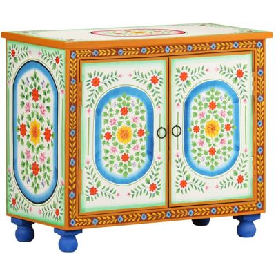 vidaXL - Mango Madera Maciza - Pintado a Mano - Aparador vidaXL - Mango Madera Maciza - Pintado a Mano - Aparador