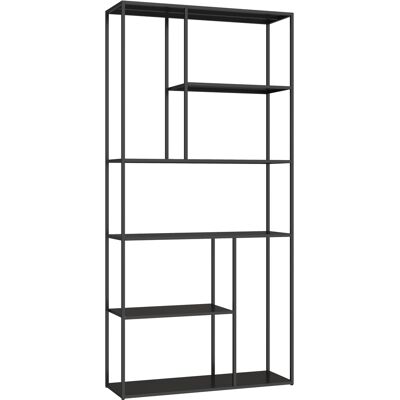 HAPPY GARDEN Estantería De Metal 189cm Negra Laureen HAPPY GARDEN Estantería De Metal 189cm Negra Laureen