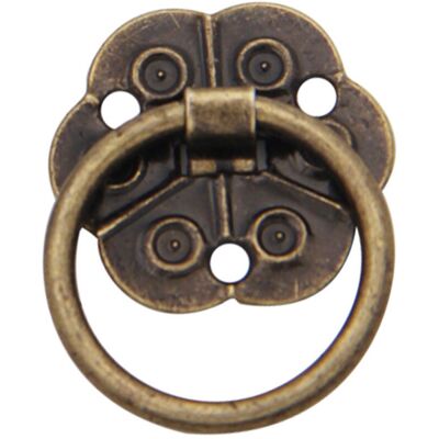 OEM Juego De 20 Tiradores De Puerta En Forma De Anillo - Estilo Vintage Antiguo - Para Muebles Del Hogar, Armarios, Cajones, Puertas (2 X 2 Cm) -crezuo OEM Juego De 20 Tiradores De Puerta En Forma De Anillo - Estilo Vintage Antiguo - Para Muebles Del Hogar, Armarios, Cajones, Puertas (2 X 2 Cm) -crezuo