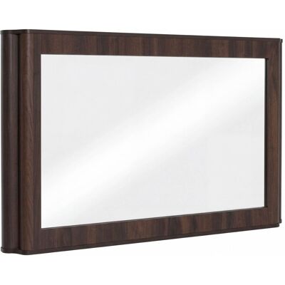 Espejo Hhg-769, Espejo De Pared, Espejo Para Vestidor, Espejo Para El Recibidor, Mdf Y Cristal, 80 X 120 X 10 Cm, Acabado En Nogal Espejo Hhg-769, Espejo De Pared, Espejo Para Vestidor, Espejo Para El Recibidor, Mdf Y Cristal, 80 X 120 X 10 Cm, Acabado En Nogal
