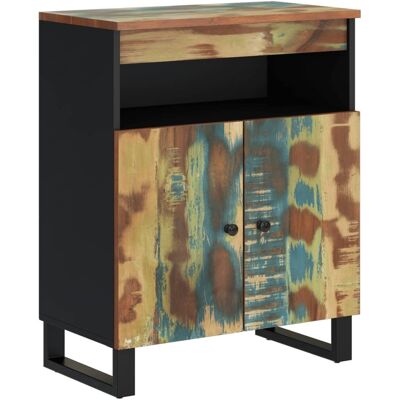 vidaXL Armario de madera reciclada multicolor 60x33x75cm - Aparador vidaXL Armario de madera reciclada multicolor 60x33x75cm - Aparador