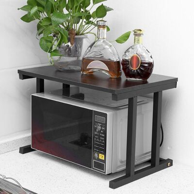 OEM Soporte Para Horno Microondas, Soporte Extensible De 2 Niveles Para Horno Microondas, Estante De Almacenamiento Para Microondas De Cocina, Adecuado Para Cocina Y Almacenamiento (negro) -crezuo OEM Soporte Para Horno Microondas, Soporte Extensible De 2 Niveles Para Horno Microondas, Estante De Almacenamiento Para Microondas De Cocina, Adecuado Para Cocina Y Almacenamiento (negro) -crezuo
