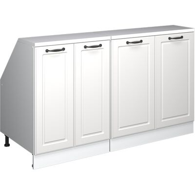 Conjunto De Armarios Para Techo Inclinado Rion, Blanco Casa De Campo, 140 Cm Lote De 2 Carcasas De Armario 60 Cm De Profundidad, Vicco Conjunto De Armarios Para Techo Inclinado Rion, Blanco Casa De Campo, 140 Cm Lote De 2 Carcasas De Armario 60 Cm De Profundidad, Vicco