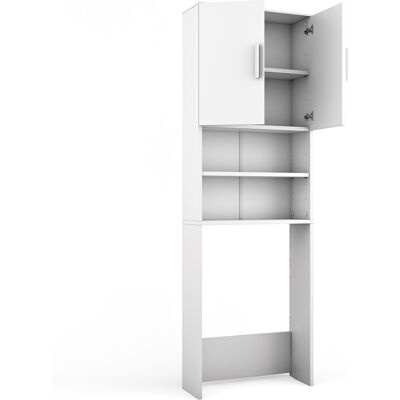 Vicco - Armario para lavadora - Blanco - 64 x 190 cm - Armario Vicco - Armario para lavadora - Blanco - 64 x 190 cm - Armario